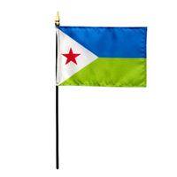 Republic of Djibouti Miniature Flag , MDJIB46