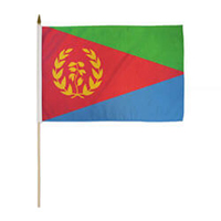 Eritrea Miniature Economy Polyester Flag (12 in. x 18 in.), MERIT1218P