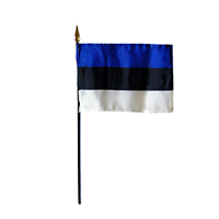 Republic of Estonia Miniature Flag, MESTO46