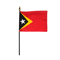 East Timor Miniature Flag, METIM46