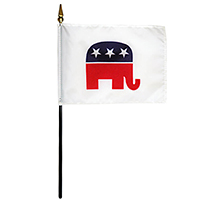 Republican Party Miniature Flag, MFREPU46