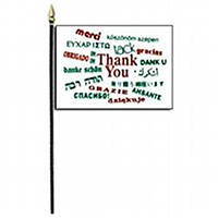 Thank You Miniature Flag, MFTHANK46