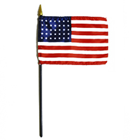 US 35-star Miniature Flag (1863-1865), MH35ST46