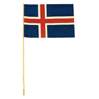 Iceland Miniature Flag, MICEL1218