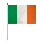 Ireland Miniature Economy Polyester Flag (12 in. x 18 in.), MIREL1218P