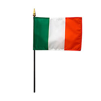 Rayon Ireland Miniature Flag
