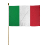 Italy Miniature Economy Polyester Flag (12 in. x 18 in.), MITAL1218P