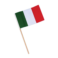Italy Cotton Miniature Flag