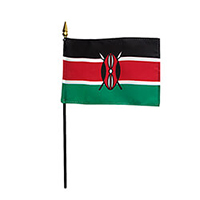 Kenya Miniature Flag, MKENY46
