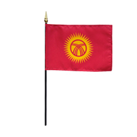 Kyrgyzstan Miniature Flag, MKYRG46