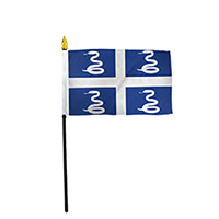 Martinique Miniature Flag, MMART46