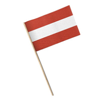 Austria Miniature Flag, MMAUSTR1218