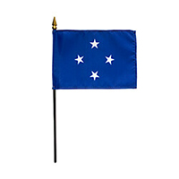 Federated States of Micronesia Miniature Flag, MMICR46