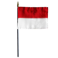 Principality of Monaco Miniature Flag