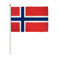 Norway Miniature Economy Polyester Flag (12 in. x 18 in.), MNORW1218P