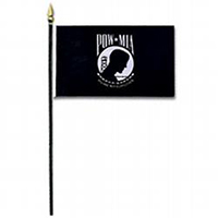 POW MIA Miniature Flag
