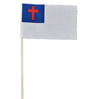 Christian Miniature Flag, MRCHRI46C