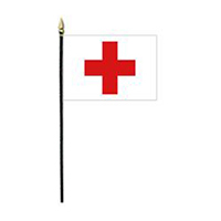 Red Cross Miniature Flag, MREDC46