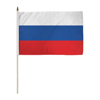 Russia Miniature Economy Polyester Flag (12 in. x 18 in.), MRUSS1218P