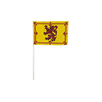 Scottish Rampant Lion Miniature Flag