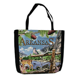 Arkansas Tapestry Tote Bag,