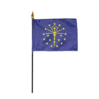 Indiana Miniature Flag