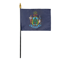 Maine Miniature Flag