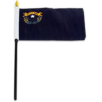 Nevada Miniature Economy Polyester Flag (12 in. x 18 in.), MSNV1218P
