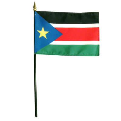 South Sudan Miniature Flag
