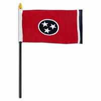 Tennessee Miniature Economy Polyester Flag (12 in. x 18 in.), MSTN1218P