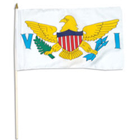 U.S. Virgin Islands Miniature Economy Polyester Flag (12 in. x 18 in.), MSVI1218P