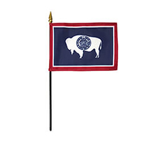 Wyoming Miniature Flag