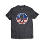 Sasquatch American Flag T-Shirt, FBPP0000013936
