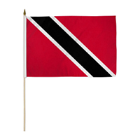 Trinidad & Tobago Miniature Economy Polyester Flag (12 in. x 18 in.), MTRIN1218P