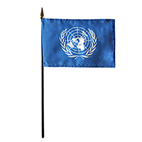 United Nations Miniature Flag