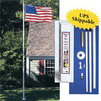 Ground Set Flagpole in Gift Box,P20FG3P
