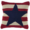 American Star Hooked Pillow, PARK42052P