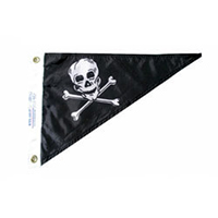 Jolly Roger Pirate Single Pennant, PENNPIRATE1015