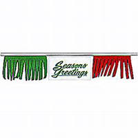 Seasons Greetings String Pennants, PENNSCS430SG