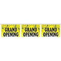 Grand Opening String Pennants