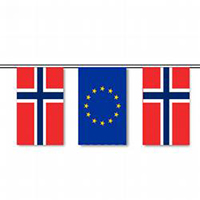 Norway & E.U. String Pennants