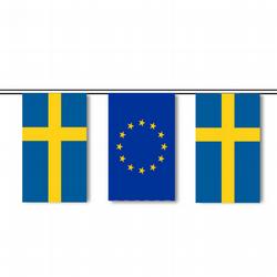 Sweden & E.U. String Pennants, FBPP0000012494
