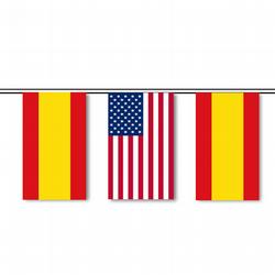 Spain & U.S. String Pennants, FBPP0000012229