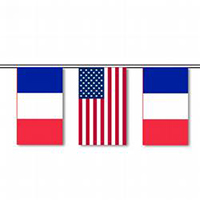 France & U.S. String Pennants