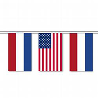Netherlands & U.S. String Pennants