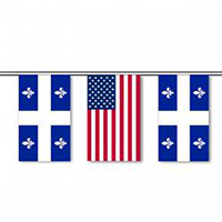 Quebec & U.S. String Pennants