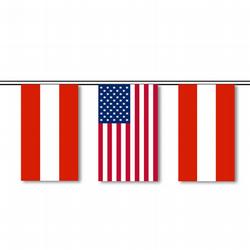Austria & U.S. String Pennants, FBPP0000009643