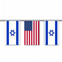 Israel & U.S. Flag String Pennants