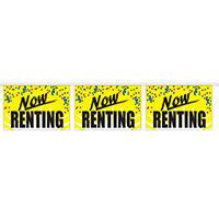 Now Renting String Pennants