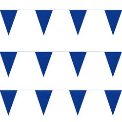 Blue Plasticloth String Pennants, FBPP0000013870